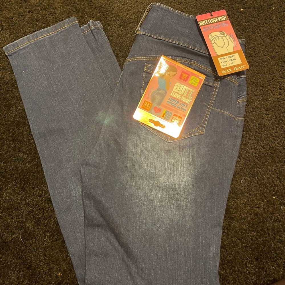 NWT Fashion Nova/Wax Butt Lift Jeans Size 13